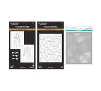 Jaycee Gaspar - Set di stampini con stampa "All My Senses Faces", piastre in alluminio e stencil