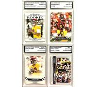 Jayden Daniels #6/Caleb Williams Topps/Panini Graded GEM-MT 10 Rookie Lotto Di 4