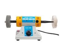 JAYEUW Lucidatrice da tavolo con accessori, 320 W, 220 V, per gioielli, legno, dentale, ambra, metallo, giada, 10000 rpm