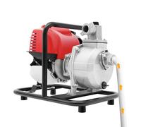 JAYEUW Pompa dell'acqua a benzina a 4 tempi, pompa da giardino autoadescante, 38 CC, 1,2 KW, 135 l/min, con serbatoio dell'olio da 0,24 gal, filtro dell'aria, per irrigazione, paesaggistica, trasporto