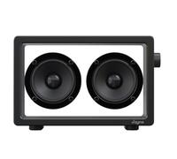 JAYINE Altoparlante Bluetooth portatile a cassetta, altoparlanti minimalisti da 16 W, wireless Bluetooth, suono potente HD e ampia compatibilità V5.3 per interni ed esterni, nero