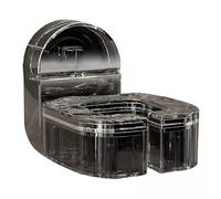 JAYIOLA 2x Porta Asciugacapelli, Mani Libere, Supporto a Parete Girevole a 360 Gradi, Porta Asciugacapelli, per Bagno