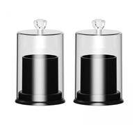 JAYIOLA 2x Set di Contenitori per Trucco E Bellezza, Supporti per Prodotti in Cotone, Design Moderno