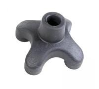 JAYIOLA 3x Set di Tappi in Gomma per Bastoni Da Passeggio, Supporto Universale a 4 Gambe