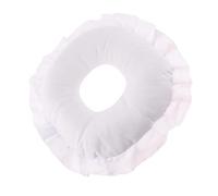 JAYIOLA Cuscino per Lettino Da Massaggio SPA Cuscino per Il Viso Soft Massage, Bianca, 30 x 27 cm