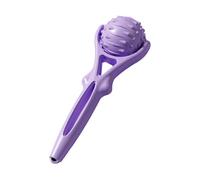 JAYIOLA Massage Roller Facile Da Trasportare Rullo Automassaggio con Sfera Testurizzata Palla Massaggiante Portatile per Corpo Accessorio Massaggio in PP Como, Viola