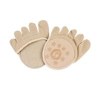 JAYIOLA Mezzi Calzini Invisibili Calzini Separati in Silicone Calzini per L'avampiede, Punta piena beige