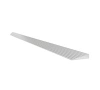 JAYIOLA Rampa per Soglia di Porta in PVC Antiscivolo, Gradino per Porta Inclinato, Cuneo per Pavimento, Piastrelle, Rampa per Soglia per Scale, Gradini, Bagno, Grigio