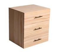 JAYIOLA Scatola portaoggetti per oli essenziali in legno, organizer per oli essenziali a 3 piani, supporto portaoggetti in legno