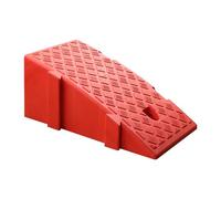 JAYIOLA Soglia Rampa Rampa Gradino Cuscinetto Antiscivolo Assorbente Slope Pad Materiale PP Adatto per Accesso Auto Scale Cortili Passi Pedonali, Rosso