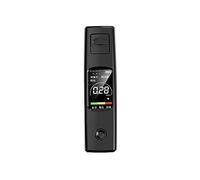 JAYIOLA Tester Dell'alcool Tester Dell'alcool Del Traffico Ad Alta Sensibilità Display a LED Ricaricabile Antipolvere Soffiaggio D'aria Portatile per Uso Dome, Nero