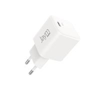 JAYM® - Caricabatterie rapido GaN 65W USB-C PD & PPS compatibile con iPhone 17/16/15, Samsung Galaxy S26/S25/S24, Google Pixel, iPad, Xiaomi - Bianco