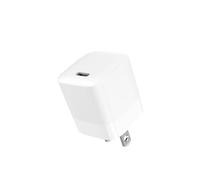 JAYM Caricatore USB-C 30W PD Spina US - Viaggi USA Canada Giappone - Bianco