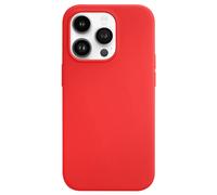 Jaym, Cover per iPhone 12 / 12 Pro Premium Silicone Microfibra, Rosso