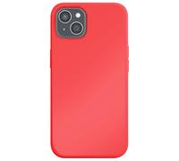 Jaym, Cover per iPhone 15 Plus Premium Silicone Microfibra, Rosso