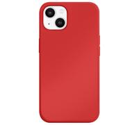 Jaym, Cover per iPhone 15 Premium Silicone Microfibra, Rosso