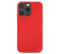 Jaym, Cover per iPhone 15 Pro Premium Silicone Microfibra, Rosso