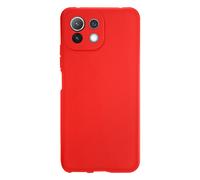 Jaym, Cover per Xiaomi Mi 11 Lite 4G / 5G Premium Soft Feeling, Rosso
