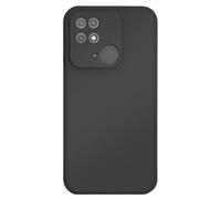 Jaym, Cover per Xiaomi Redmi 10C Premium Silicone Microfibra, Nero