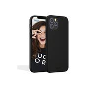 AVIZAR Silicone microfibra COVER per Apple iPhone 12 Pro Max, Nero