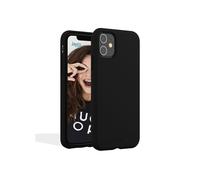JAYM - Custodia in silicone nero premium per Apple iPhone 14 Pro - 100% silicone e microfibra - rinforzata e ultra morbida - Nouvo