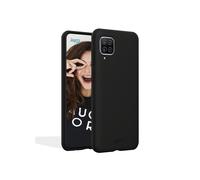 JAYM - Custodia in silicone nero premium per Samsung Galaxy A12 - 100% silicone e microfibra - rinforzata e ultra morbida - Nouvo