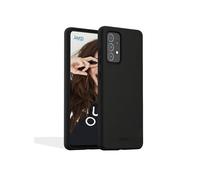 JAYM - Custodia in silicone nero premium per Samsung Galaxy A32 5G - 100% silicone e microfibra - rinforzata e ultra morbida - Nouvo