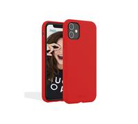 AVIZAR Silicone microfibra COVER per Apple iPhone 12 Mini, Rosso