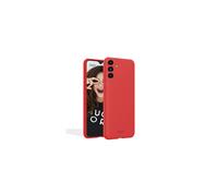 JAYM - Custodia in silicone rosso premium per SAMSUNG GALAXY S23 FE - 100% silicone e microfibra - rinforzata e ultra morbida - Nouvo