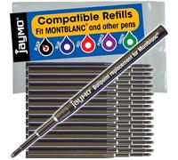 Jaymo - 24 ricariche per penna a sfera, ricambio per Montblanc 116190-98 mm, 3,88 in lunghezza