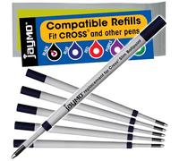 Jaymo Ricambio per Cross Slim 8783 - Misura 102 mm di lunghezza - Ricarica per penna a sfera - 6 nero