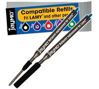 Jaymo Ricambio per Lamy M16 1200152 - Misura 4,17 pollici / 106 mm di lunghezza - Ricarica per penna a sfera - 2 blu