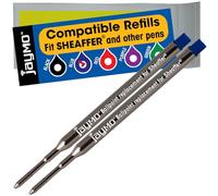 Jaymo Ricambio per Sheaffer K 99325 - Misura 95 mm di lunghezza - Ricarica per penna a sfera - 2 blu