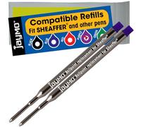 Jaymo Ricambio per Sheaffer K 99335/99325 - Misura 95 mm di lunghezza - Ricarica per penna a sfera - 2 viola