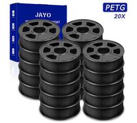 JAYO 20KG Nero PETG 1,75mm Filamento per stampante 3D 1,1KG Elevata tenacità