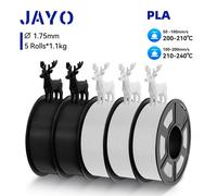 JAYO 5.5KG/10KG 3D filamento PLA Nero/Bianco/Grigio 1.75mm 1.1KG/SET 3D consumo