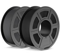 JAYO Filamento PLA Matte 1.75 mm per Stampante 3D, Precisione Dimensionale +/- 0,03 mm, Bobina da 1,1 kg (2,42 libbre), 2,2 kg Totali, Nero+Grigio