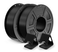JAYO PLA 1.75 mm - Pack 2 Bobine (2 x 1.1 kg / 2.2 kg, ~720 m), Nero, Basso Ritiro, Stampa Facile, Precisione ±0.02 mm, Bobinato Ordinato, Ideale per Principianti ed Esperti