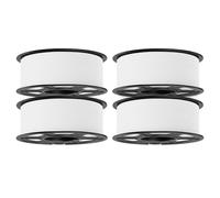 JAYO Rapid Matte PETG Filamento 1,75 mm bianco * 4 total 4,4 kg (1,1 kg/bobina * 4), filamento per stampante 3D ad alta velocità 50-600 mm/s, precisione dimensionale +/- 0,02 mm per la maggior parte
