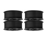 JAYO Rapid Matte PETG Filamento 1,75 mm nero * 4, totale 4,4 kg (1,1 kg/bobina * 4), filamento per stampante 3D ad alta velocità 50-600 mm/s, precisione dimensionale +/- 0,02 mm per la maggior parte