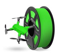 JAYO Rapid Matte PETG Filamento 1,75mm, Alta Velocità 50-600mm/s per Stampanti 3D, Precisione Dimensionale +/- 0,02mm per la Maggior Parte delle Stampanti 3D FDM, 1,1kg/Bobina (2,43lbs), Verde Opaco