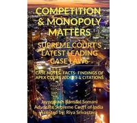 Jayprakash Bans Competition & Monopoly Matters- Supreme Court's Lat (Tascabile)
