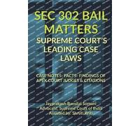Jayprakash Bans SEC 302 Bail Matters- Supreme Court's Leading Case (Tascabile)