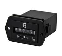 Jayron AC 110-250V Snap in Contaore Meccanico per Apparecchiature Alimentate a Corrente Alternata Come Carrelli Elevatori,Golf Cart,Generatore,ATV,Tosaerba,Attrezzature per la Cura dei Pavimenti