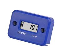 Jayron Contaore Induttivo Digitale LCD Contaore Impermeabile per Motoscafo per Barche Marine Generatore di Spazzaneve Inverter Tosaerba e Piccolo Motore a Gas (HM006A-M4, blu)