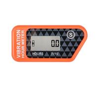 Jayron JR-HM016B Indicatore Contaore Digitale Wireless LCD Vibrazione Attivata,per Tutte le Macchine Vibranti,Compressore d'aria,Generatore,Moto d'acqua,Tosaerba,Motosega