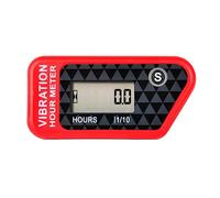 Jayron JR-HM016B Indicatore Contaore Digitale Wireless LCD Vibrazione Attivata,per Tutte le Macchine Vibranti,Compressore d'aria,Generatore,Moto d'acqua,Tosaerba,Motosega