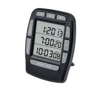 Jayron JR-KT001 - Timer digitale grande LCD a 3 canali, timer da cucina, timer per conto alla rovescia, timer da cucina, sveglia per orologio, forte supporto magnetico, batteria sostituibile per