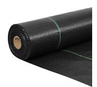 Jayseuw Tessuto non tessuto per erbacce, 1 x 50 m, extra forte e permeabile all'acqua, 100 g/m², resistente agli strappi come pellicola per piante, pellicola per pacciamatura e tessuto non tessuto per