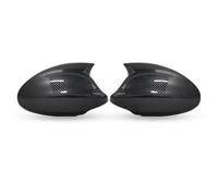 JAYWIS Calotte Coprispecchietto Laterale Auto Per BMW Serie 1 E 3 (E87 E81 E82 E90 E91 E92 E93) Guscio Di Ricambio Per Specchietto Retrovisore Specchietto Lato Copertura(Aspetto saia)